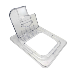 107336 gastronorm flip lid clear polycarbonate 1 6 2