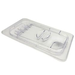 gastronorm flip lid clear polycarbonate 19 closed